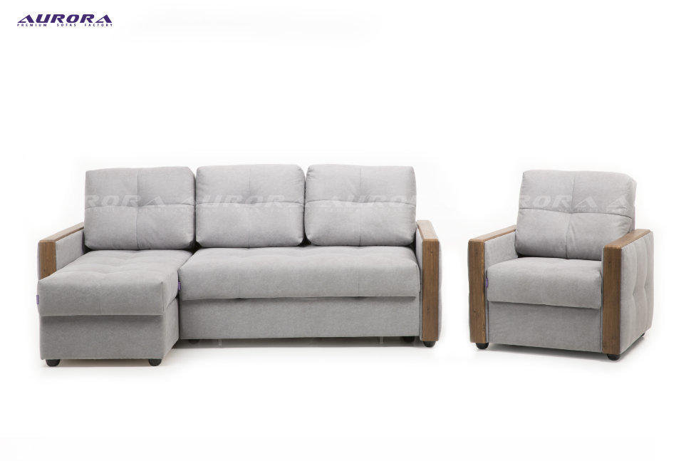 Набор &quot;Ричмонд уг&quot; Стильный и в то же время практичный набор мебели. 
Компактные размеры дивана и кресла позволят удачно разместить диван даже в небольшом пространстве.